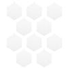 Tofficu 10pcs White Plastic Mesh Sheets for DIY Yarn Crafting, Stitch Markers for Crocheting, Knit and Crochet Projects, 5.90x4.72 Inches, Smooth Surface, Easy to Cut, Ideal for Bookmarks view 1