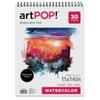 artPOP! Watercolor Pad, 11" x 14", 30 Sheets, Spiral Bound, Acid-Free Paper, 140lb (300gsm), Perfect for Most Wet & Dry Media, Ideal for Beginners, Students, Artists view 2