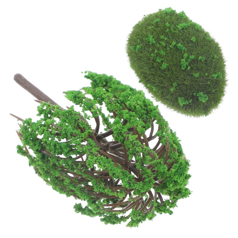 Vaguelly Miniature Garden Landscape Tree Scenery Model Tree DIY Decor Mini Model for Room