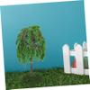 Vaguelly Miniature Garden Landscape Tree Scenery Model Tree DIY Decor Mini Model for Room view 2