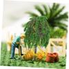Vaguelly Miniature Garden Landscape Tree Scenery Model Tree DIY Decor Mini Model for Room view 4