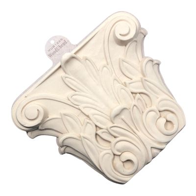 WoodUbend WUB1265 Large Decorative Heat Bendable & Flexible Wood Applique 29x34.7cm - DIY Craft, Furniture & Home Decor - Easy to Apply & Paint - Versatile, Reusable & Durable Decorative Decal
