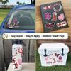 Desert Cactus Sigma Kappa Sorority Sticker Sheet Decal Laptop Water Bottle Car SK (Friendship Bracelet Sheet) view 2
