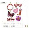 Desert Cactus Sigma Kappa Sorority Sticker Sheet Decal Laptop Water Bottle Car SK (Friendship Bracelet Sheet) view 3