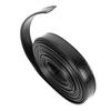 DOITOOL 1roll Pu Leather Strap Double-Sided Hemming for Bag Accessories Black Pu Bag Hemming Strap for Purse Wallet and Belt view 1