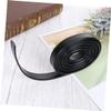 DOITOOL 1roll Pu Leather Strap Double-Sided Hemming for Bag Accessories Black Pu Bag Hemming Strap for Purse Wallet and Belt view 3