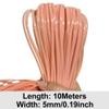 ECYC Ltd 5mm Flat Rattan Wicker Repair Material, Rattan Strips PE Synthetic Rattan Weaving Material Plastic Rattan Material for Rattan Furniture Repair and Fixing, DIY Chair, Basket, Crafts, 32.8 Feet view 2