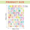 2772Pcs Alphabet Stickers 22 Sheets 1 Inches Alphabet Number Stickers Self Adhesive Sticker Vinyl Stickers,for Notebook, Labels,Scrapbooking CraftsDIY Crafts Art Making(Colorful) view 2