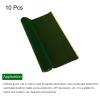MECCANIXITY 6pcs Artificial Model Grass Mat 10" x 10"(25cm x 25cm) Dark Green Small Realistic Fake Turf for Garden Lawn Decoration Model view 3