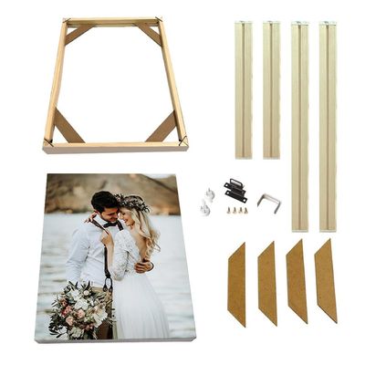 DIY Solid Wood Canvas Frame Kit for Oil Painting & Wrapped Canvas Wall Art Canvas Stretcher Bars Wooden Art Frames for Paintings & Canvases Framed Picture Canvas Artwork Accessories - 10x12 inches