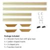 DIY Solid Wood Canvas Frame Kit for Oil Painting & Wrapped Canvas Wall Art Canvas Stretcher Bars Wooden Art Frames for Paintings & Canvases Framed Picture Canvas Artwork Accessories - 10x12 inches view 3