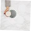 VILLFUL 2pcs Cup Coasters for Desk DIY Cup Mats Silicone Mold Handmade Craft Coaster Molds view 3