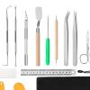 EHJRE 15 Craft Basic Set Tools Including, Tweezers, Weeders, for DIY Handmade Projects, Crafting, Dry Making view 3