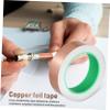 Gatuida 2 Rolls Adhesive Tape Shield Copper Tapes Repair Sticky Tapes Copper Tapes Double Side Copper Tapes for Repairing Strong Adhesion Copper Tapes Copper Tapes for Shielding, medium view 4