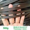 ECYC Ltd 196.8 Feet 8.5mm Wide Flat Rattan Weaving Material, Synthetic Rattan Repair Material Rattan Strips PE Plastic Imitation Rattan Wicker for Fixing Rattan Furniture, DIY Storage Basket, Crafts view 2