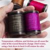 SiiRo 2pack/Set Round Waxed Thread 0.4/0.5/0.6/0.8mm Waxed Polyester Thread for Leather Sewing, Book Binding Thread Waxed Cord for Hand Sewing, Lavender, PG202X35 view 4