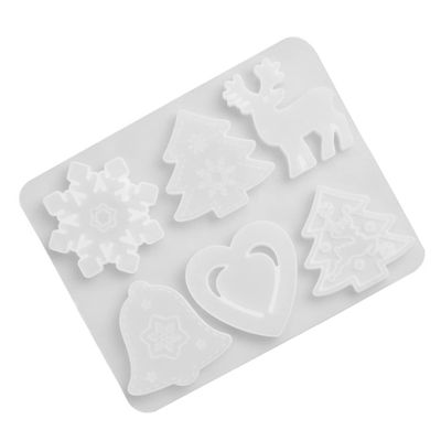 Operitacx 1pc Pendant Mold Silicone Craft Mould for Handmade Decorations Cavity Molding Tool for Christmas and Custom Jewelry Making