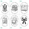 Custom Book Embosser, Personalized Library Name Stamp, from The Library of Self-Inking Stamper, Multiple Design Options view 4