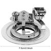 Daisy Flower Stitch Presser Foot,Daisy Flower Disc Pattern Stitch Round Foot,Low Shank Flower Stitch Circles Presser Foot,Home Sewing Machine Presser Foot view 2