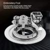 Daisy Flower Stitch Presser Foot,Daisy Flower Disc Pattern Stitch Round Foot,Low Shank Flower Stitch Circles Presser Foot,Home Sewing Machine Presser Foot view 3