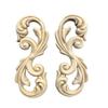 Woodubend WUB2150 Set of Cojoined Scrolls 93.5cm Wood Appliques - Heat Bendable & Flexible Onlays - DIY Craft, Furniture & Home Decor - Easy to Apply & Paint - Versatile + Reusable view 2