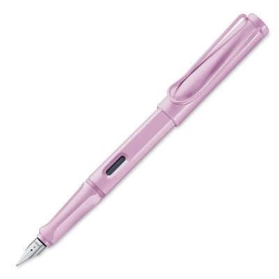 Lamy safari Fountain Pen - Elegant Design Cool Pens, Best Pens For Smooth Writing, Journaling, and Calligraphy - Light Rose Broad