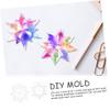 Tofficu 2pcs Snowflake Silicone Molds for Crafts Epoxy Art Home Decor Christmas Ornaments Flexible and Easy to Use for Handmade Decorations view 2