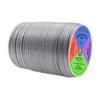 Mandala Crafts Nylon Satin Cord 2mm Rattail Cord Gray String - 100 Yds Nylon Chinese Knotting Cord Rat Tail Silk Cord for Bracelet Necklace Jewelry Making Macrame Trim view 2