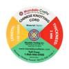 Mandala Crafts Nylon Satin Cord 2mm Rattail Cord Gray String - 100 Yds Nylon Chinese Knotting Cord Rat Tail Silk Cord for Bracelet Necklace Jewelry Making Macrame Trim view 3
