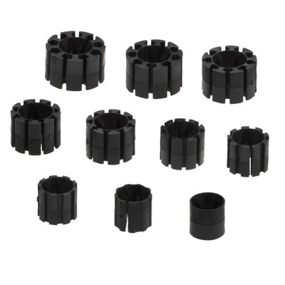 GRS GRS 004-705 Mandrels Set of 10 for ID Ring Holder 004-735, Black
