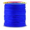 Mandala Crafts Nylon Satin Cord 0.6mm Rattail Cord Blue String - 100 Yds Nylon Chinese Knotting Cord Rat Tail Silk Cord for Bracelet Necklace Jewelry Making Macrame Trim view 1