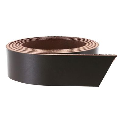 Buckleguy.com Wickett & Craig English Bridle Leather Strap, Dark Brown, 55" to 60" Long, 8-10oz & 10-12oz