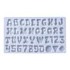 Silicone Alphabet Resin Molds, Number Alphabet Jewelry, Silicone Resin Molds, Silicone Letter Molds for Resin Casting, for DIY Craft Casting, Letter Jewelry Making. (Molds 1-no Hole) view 1
