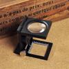 ZTBH Microscope Accessories Kit Scale Pointer 2 LED Magnifier 10x Foldable Metal Printing Fabric Magnifying Glass Black Textile Loupe Handheld Loupe Microscope Slides view 3