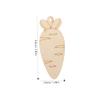 HOODANCOS 36pcs Unfinished Wood Carrot Cutouts for Easter Crafts Blank Slices for Indoor Decorations Easy to Paint and Personalize for Family and Boys and Girls Projects view 2