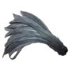 Queenbox 15.7-17.7in 100pcs Long Cock Feathers, Rooster Craft Feathers Bulk for Wedding Party DIY Handmade Clothing, Grey view 1