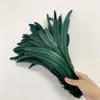Queenbox 15.7-17.7in 100pcs Long Cock Feathers, Rooster Craft Feathers Bulk for Wedding Party DIY Handmade Clothing, Grey view 3