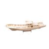 GeRRiT 1/30 Trawler Model Wooden Boat Model Kit DIY Hand-Assembled Frame Boat view 1
