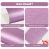 20 Sheets Pink Glitter Cardstock Paper, A4 Thick Glitter Craft Paper for Scrapbook DIY Art Project Greeting Cards Wedding Birthday Party Decoration 250GSM (Pink) view 4