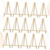 HOODANCOS 15pcs Display Easel Stand Floor Wooden Triangle Easel Drawing Portable Art for Artists Students Home view 1