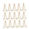 HOODANCOS 15pcs Display Easel Stand Floor Wooden Triangle Easel Drawing Portable Art for Artists Students Home view 4