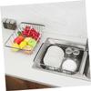 SHOWERORO Over Sink Dish Rack Expandable Dish Drying Rack Stainless Steel Non-Slip view 2