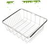SHOWERORO Over Sink Dish Rack Expandable Dish Drying Rack Stainless Steel Non-Slip view 3