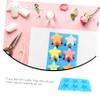STOBOK Six-hole Five-pointed Star Mold Cupcakes Cookie Baking Mold Bakeware Mold Star Shaped Crackers Resin Mold Molde De Para Resina Soap Donut Mold Cake Mold Manual, 3X16.8X28CM, Blue view 3