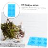 STOBOK Six-hole Five-pointed Star Mold Cupcakes Cookie Baking Mold Bakeware Mold Star Shaped Crackers Resin Mold Molde De Para Resina Soap Donut Mold Cake Mold Manual, 3X16.8X28CM, Blue view 4