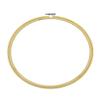 Circulo Embroidery Hoop - 6pcs 8.98in / 22.8cm - Cross Stitch Supplies & Needlework Supplies Easily Loosen/Tighten - Bamboo Wooden Hoops for Crafts (#9 - Bamboo) view 2
