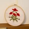 Circulo Embroidery Hoop - 6pcs 8.98in / 22.8cm - Cross Stitch Supplies & Needlework Supplies Easily Loosen/Tighten - Bamboo Wooden Hoops for Crafts (#9 - Bamboo) view 4
