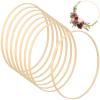 ULDIGI 8pcs Wreath Hoops for Crafts Multi-Function Floral and Embroidery for Wedding Decor and Home Decoration Frames view 1