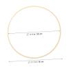 ULDIGI 8pcs Wreath Hoops for Crafts Multi-Function Floral and Embroidery for Wedding Decor and Home Decoration Frames view 2