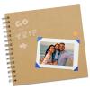 Remowith 7x7 Inch DIY Scrapbook Photo Album, Spiral Bound Kraft Paper Memory Book with Stickers, 40 Pages Personalized Scrap Book for Wedding Guest Book, Baby, Travel, Anniversary, Kraft view 3